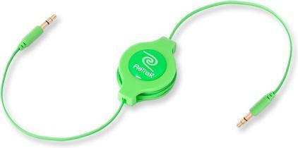 ReTrak EUCABLE35GN audio cable 1.5 m 3.5mm Orange (1.50 m, AUX cable)