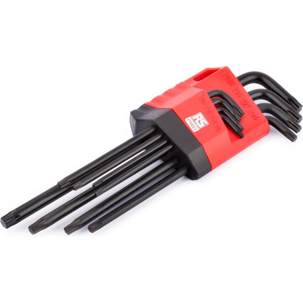 Thumbnail - Rs Pro, Sechskantschlüssel, L-Form TORX-Schlüsselsatz Lang, CrV-Stahl 8-teilig, T10, T15, T20, T25, T27, T30, T40, T9