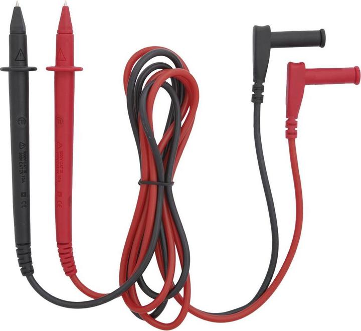 Testboy Messleitungssatz CAT IV Messleitungs-Set ( - ) Rot, Schwarz 1 Set