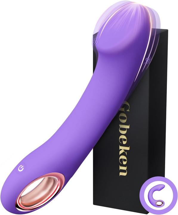 Gobeken Vibrator Dildo mit 10 Vibrationsmodi für Frauen und Paare