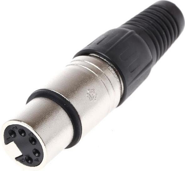 RS PRO Kabelbuchse XLR vernickelt 5-polig