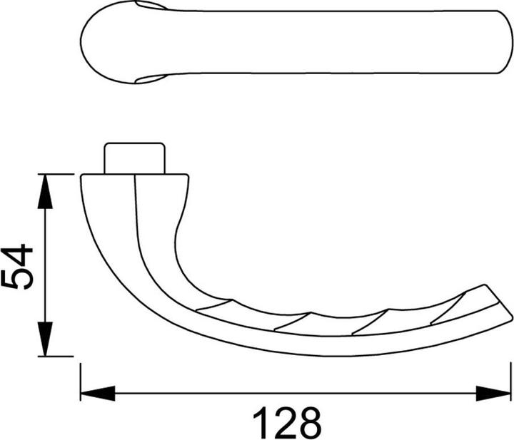 Actual product image Hoppe Lever handle 1710 Tokyo (Door set)