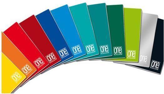 Produktbild Blasetti Packung mit 5 einfarbigen A4 Notizbüchern (A4, Liniert, Harter Einband)