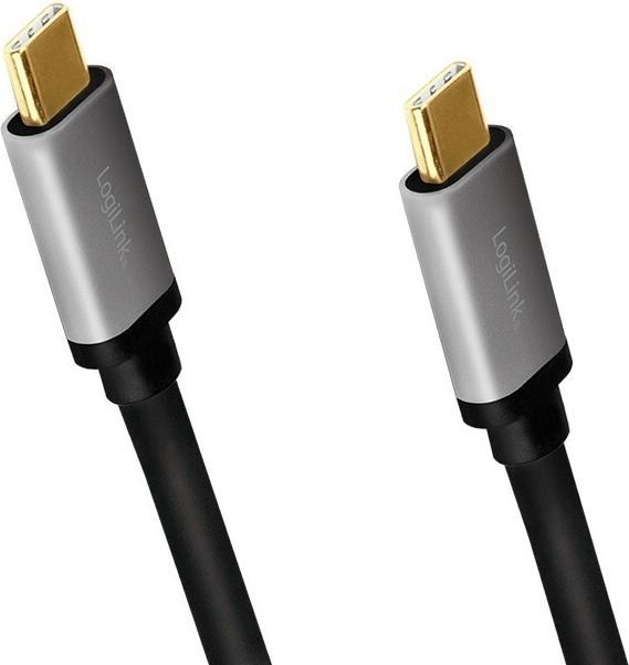 Produktbild LogiLink USB C — USB C (1 m, USB 3.2 Gen 2, 10 W)