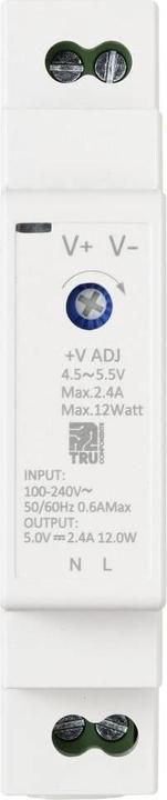 Actual product image Tru Components TC-13713360 Hutschienen-Netzteil (DIN-Rail) Verbrauch (StandBy) 0
