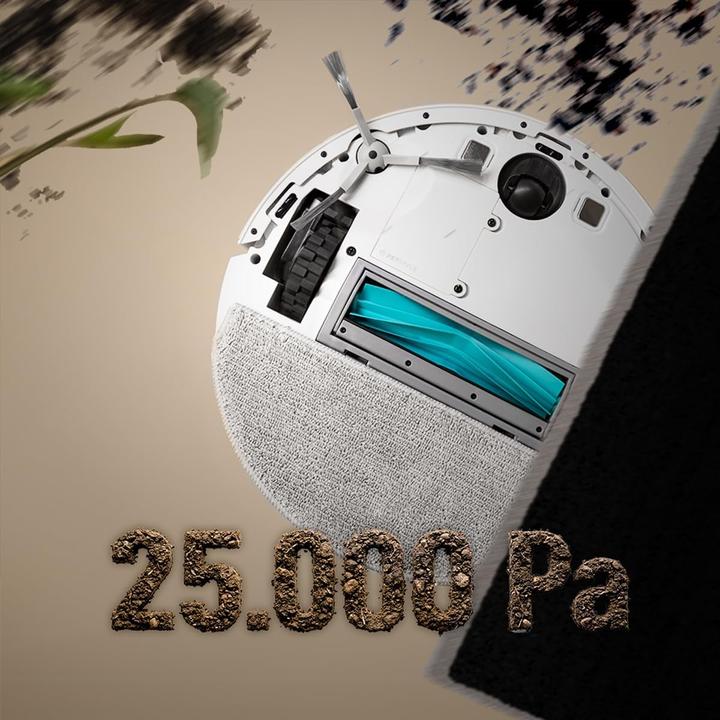 Actual product image Cecotec Conga M90 Pearl Saugroboter mit Wischfunktion (25000 Pa)