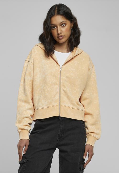 Produktbild Urban Classics Ladies Short Oversized Towel Washed Zip Hoody - 73975 (XXL)