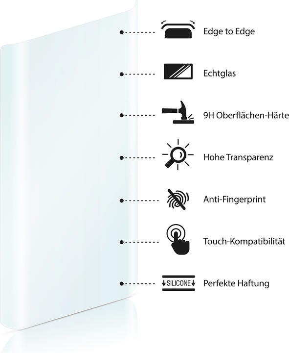 Produktbild Savvies Full-Screen Displayschutz Panzerglas Schutzglas (2 Stück, Samsung Galaxy S20 FE 5G)