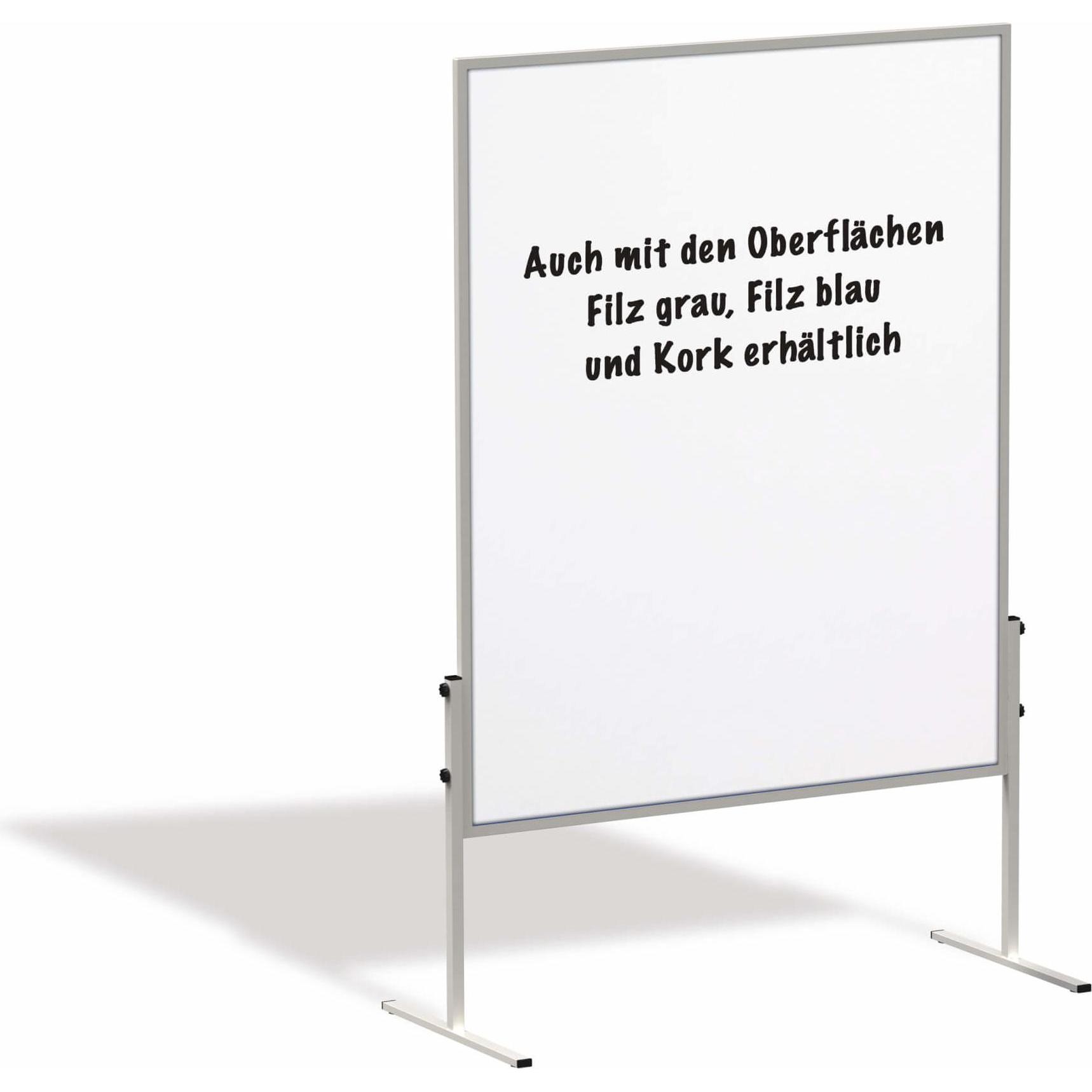 Maul, Präsentationstafel, Moderationstafel, fahrbar (150 x 120 cm)