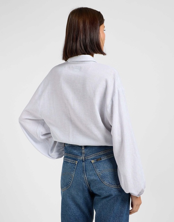Image du produit Lee Leinenhemd Blouse With Tie Front (S)