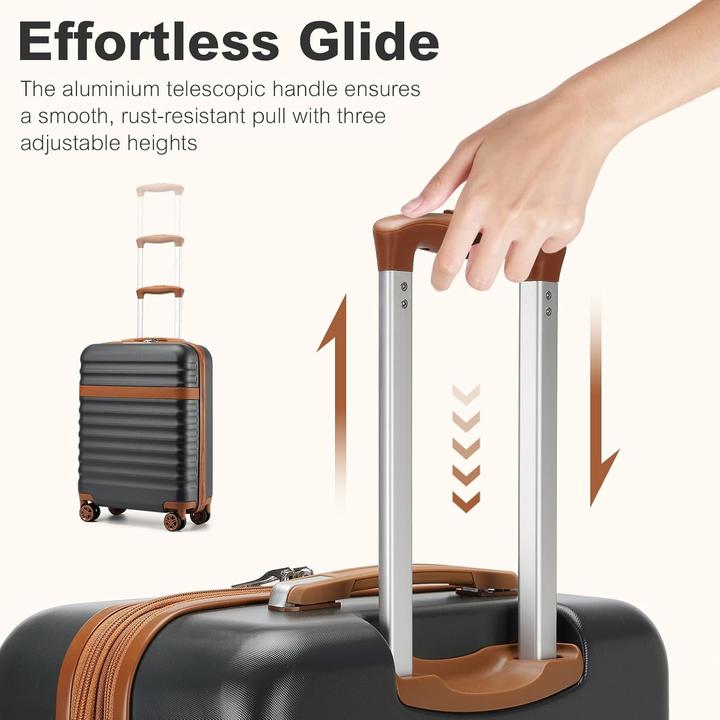 Produktbild Kono 3-teiliges Hartschalenkoffer-Set mit Rollen (108 l)