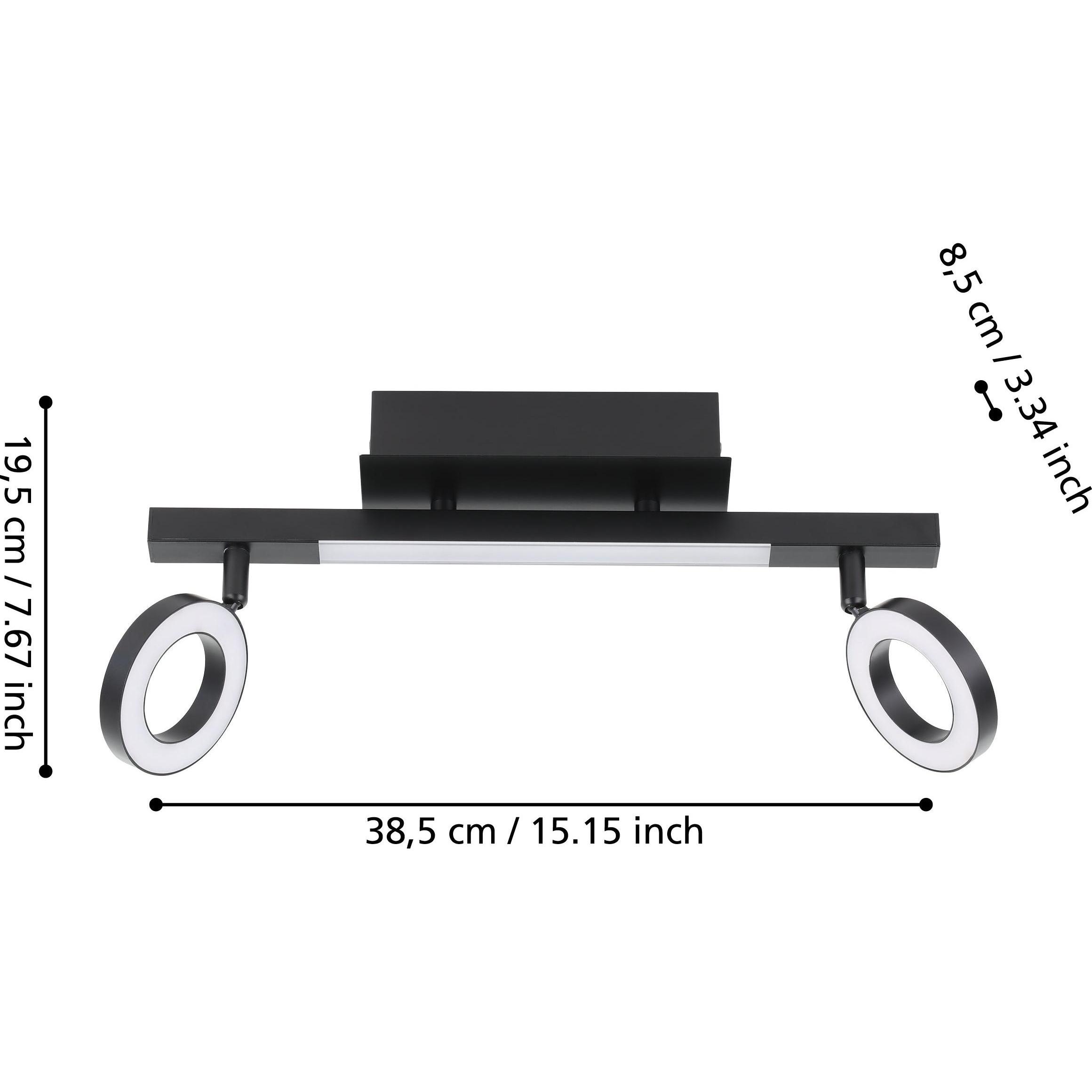 Thumbnail - EGLO, Wandleuchte + Deckenleuchte, Deckenleuchten (800 lm)