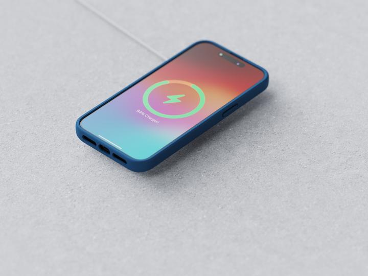 Produktbild Njord Slim Case 100% GRS MagSafe iPhone 15 Pro Max, Blau (Apple iPhone 15 Pro Max)