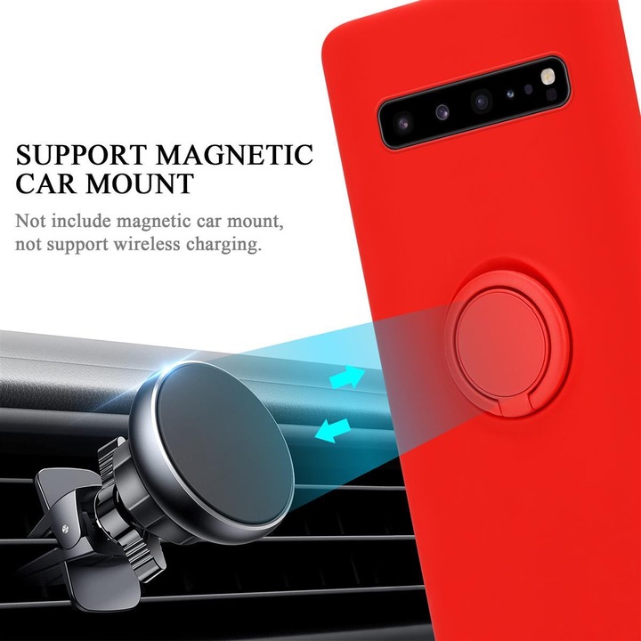 Actual product image Cadorabo TPU Liquid Ring Silicone Case Cover (Samsung Galaxy S10 5G)