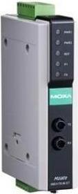 Actual product image Moxa MGATE MB3170-M-ST - 1-port advanced Modbus gateway with 1 100BaseF(X) multi-mode fiber port (ST conn