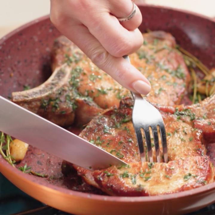 Produktbild Livington Copper & Stone Pan (25 cm, Bratpfanne, Kupfer, Aluminium, Stahl)