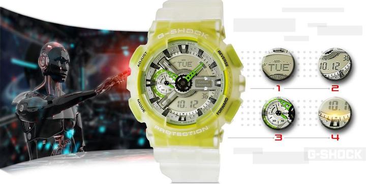 Produktbild G-Shock GA-110LS-7AER (Analoguhr, Digitaluhr, 55 mm)