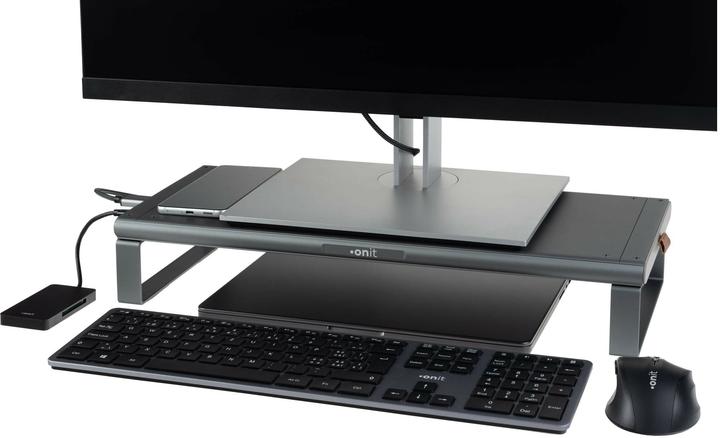 Immagine prodotto Onit Monitorständer & Dockingstation PiuSpazio 49", 6 Ports