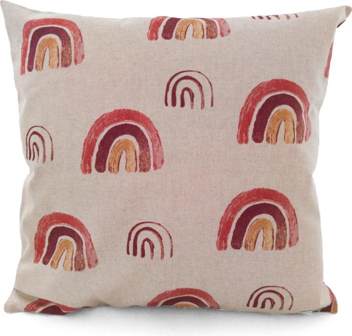 Plückefinken Coussin moelleux Arc-en-ciel (40 x 40 cm)