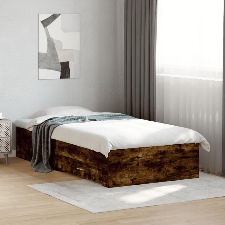 Image du produit VidaXL Cadre de lit avec tiroirs (75 x 190 cm)