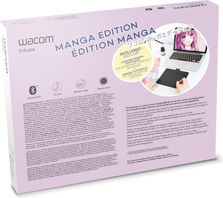 Actual product image Wacom Intuos S Bluetooth Black (2540 lpi)