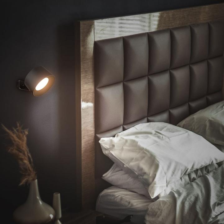 Produktbild B.K.Licht Magnetische Akku LED Wandleuchte, schwarz (150 lm)