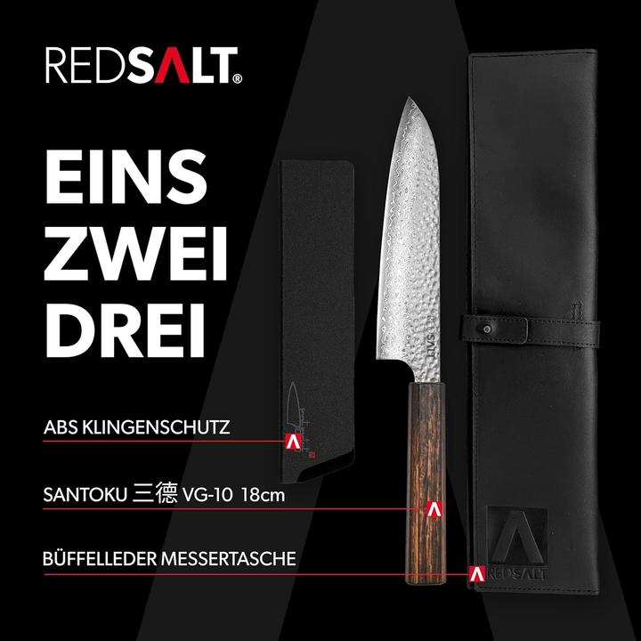 Produktbild Redsalt Santoku Chefmesser (18 cm)