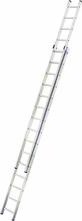 Produktbild Hailo S80 ProfiStep duo, Aluminium-Schiebeleiter 2-teilig, 2x15 Sprossen (Regalleiter, 160 cm)