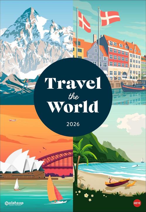 Produktbild Travel the World Posterkalender 2026