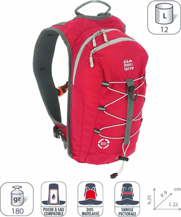 Elementerre zion 12 l backpack (12 l)