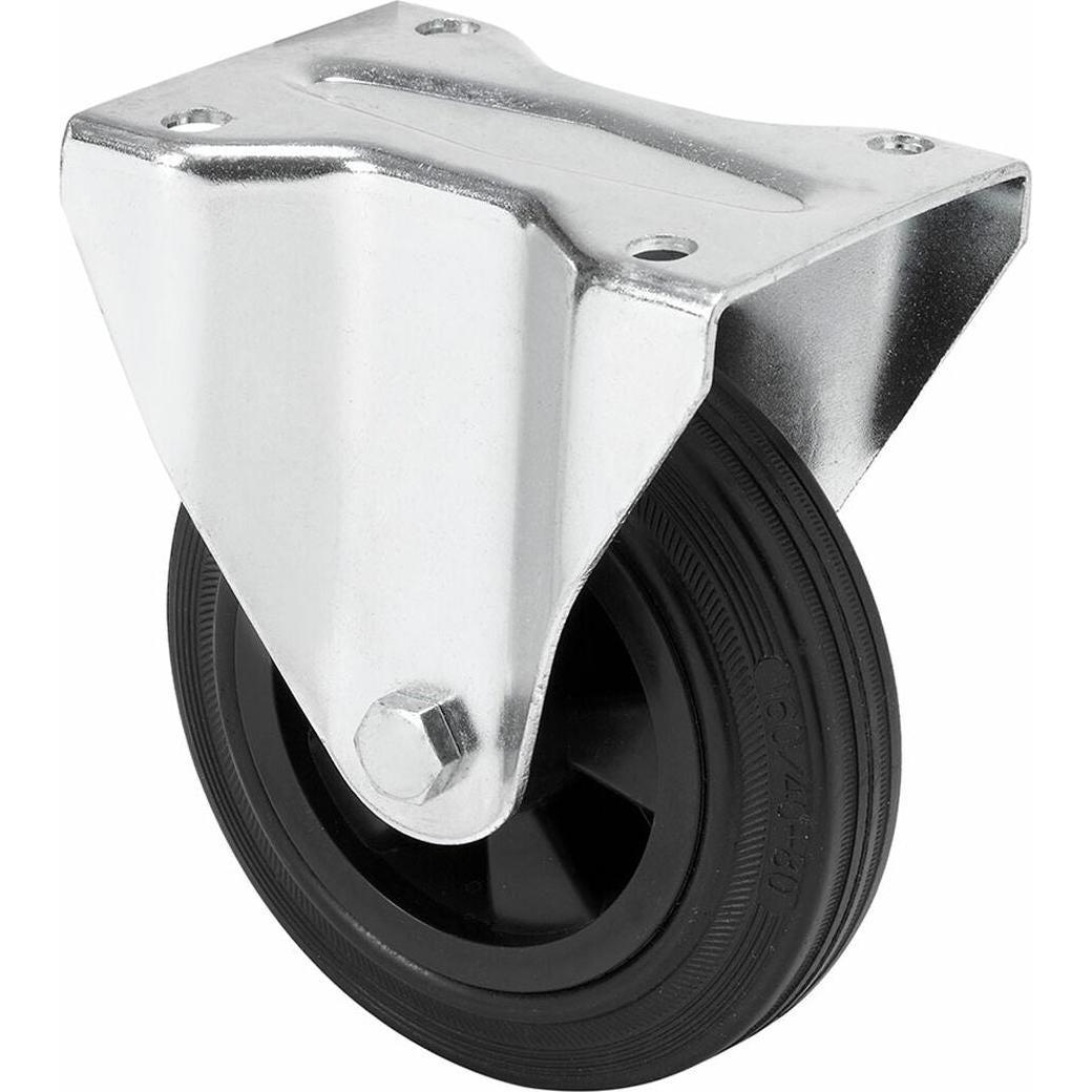 Ruedas Alex, Ruote + Rotelle, Rueda Schwarz Gummi Poliamix Ø 8 Cm 60 Kg