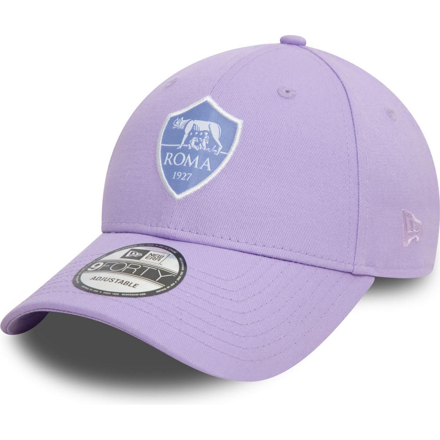 New Era, Damen, Cap, 9Forty Strapback Damen Cap - AS Roma sky blue, Blau