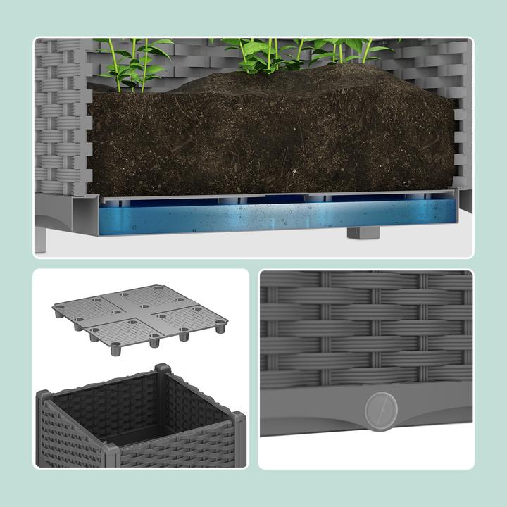 Actual product image Relaxdays Planter