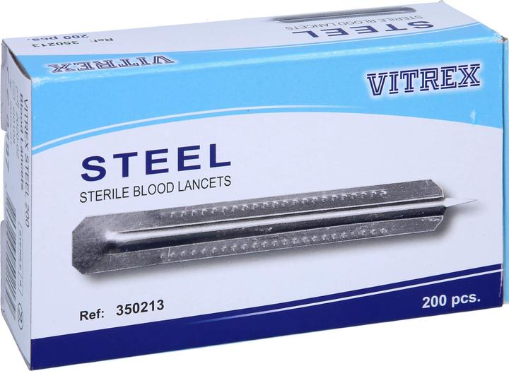 Actual product image Vivomed Blood lancets metal single, 200 pcs LAN (Lancets)