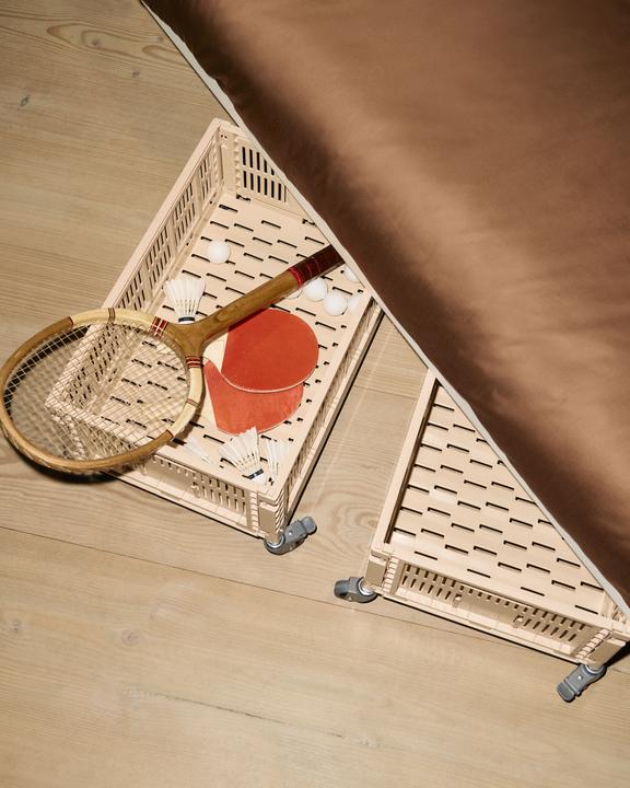Produktbild HAY - Colour Crate Kunststoffdeckel Square & Cube M (Puderrosa)