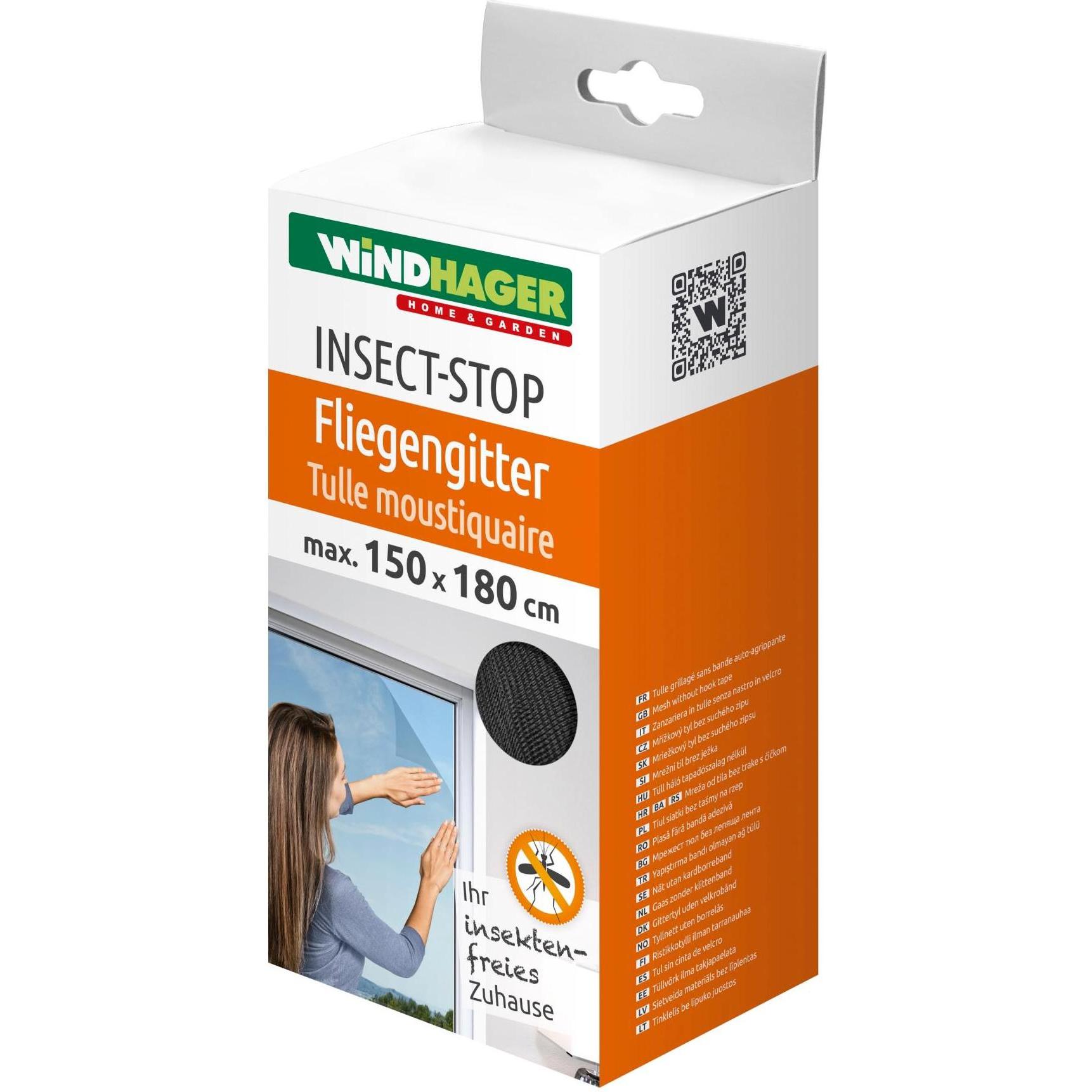 Windhager: Zanzariera con nastro in velcro (130 x 150 cm)