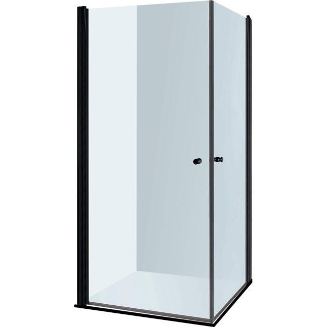 Dell SHOWER CABIN VIKTORIJA 80X80X1900. BLACK, Notebook Ersatzteile, Schwarz