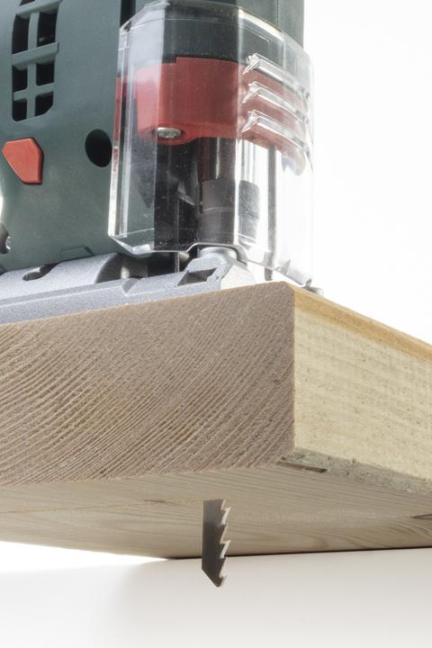 Produktbild wolfcraft 2 Stichsägeblätter HCS L=100mm U-Schaft