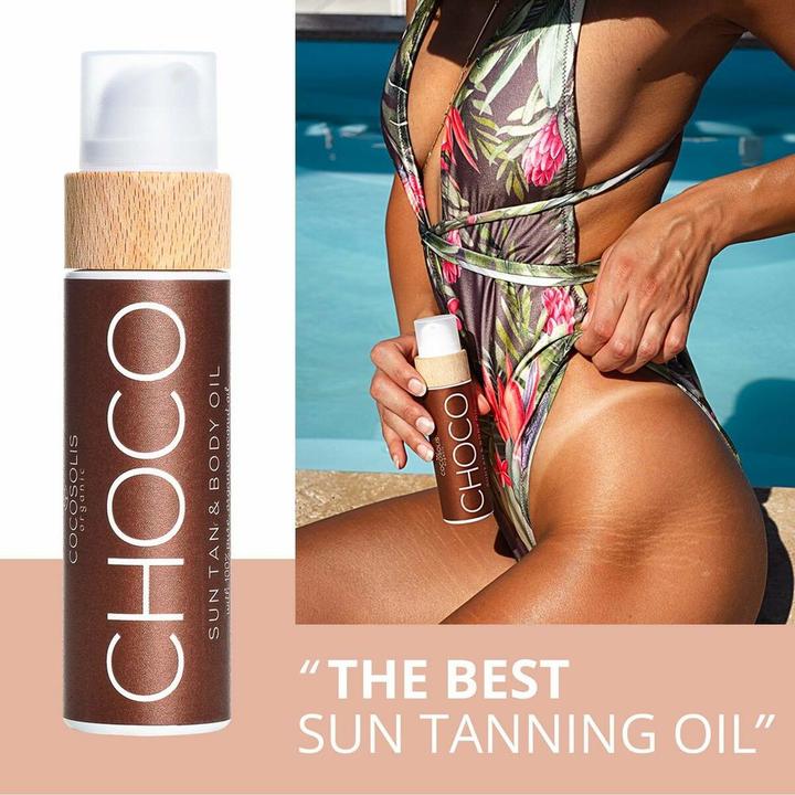 Actual product image Cocosolis Choco (Self tanning oil, 110 ml)
