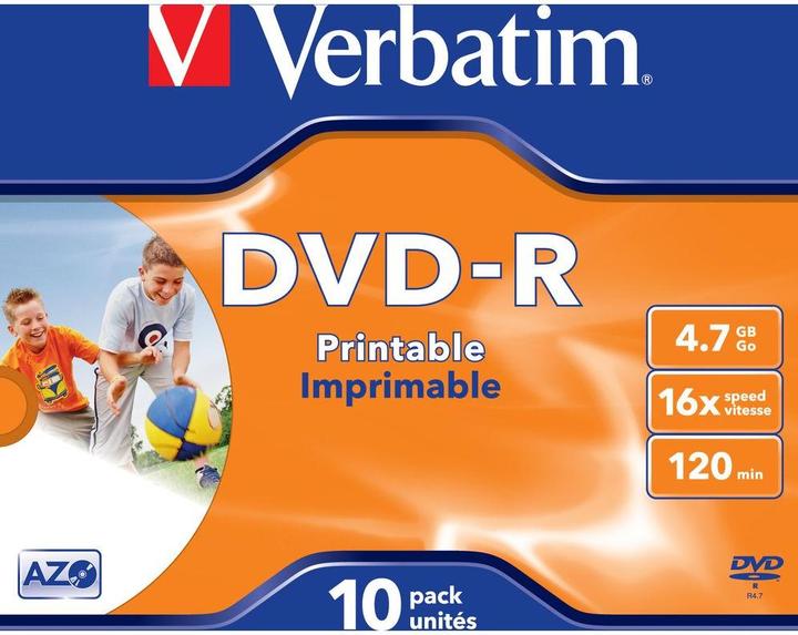 Productafbeelding Verbatim Dvd-R (10 x)