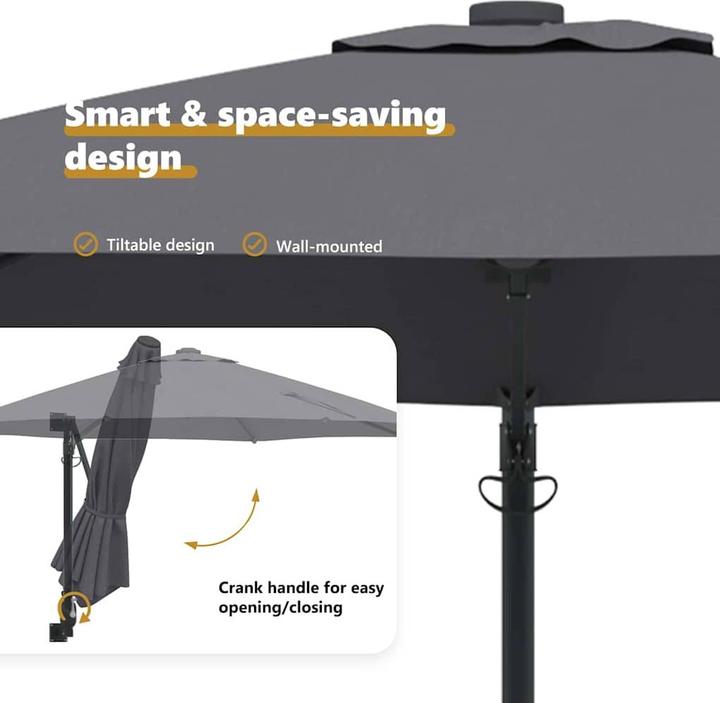Actual product image vidaXL Garten-Sonnenschirm (2.48 m)