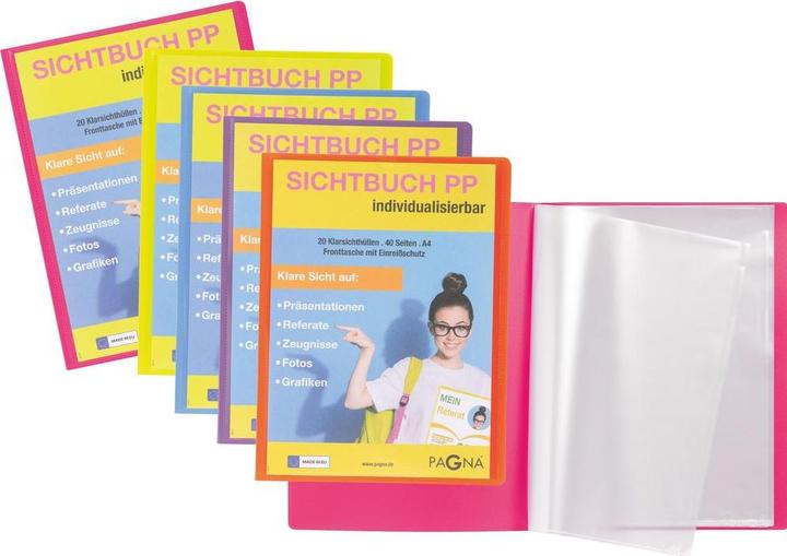 Produktbild Pagna School Sichtbuch DIN A4, 20 Hüllen lila (A4, 1x)