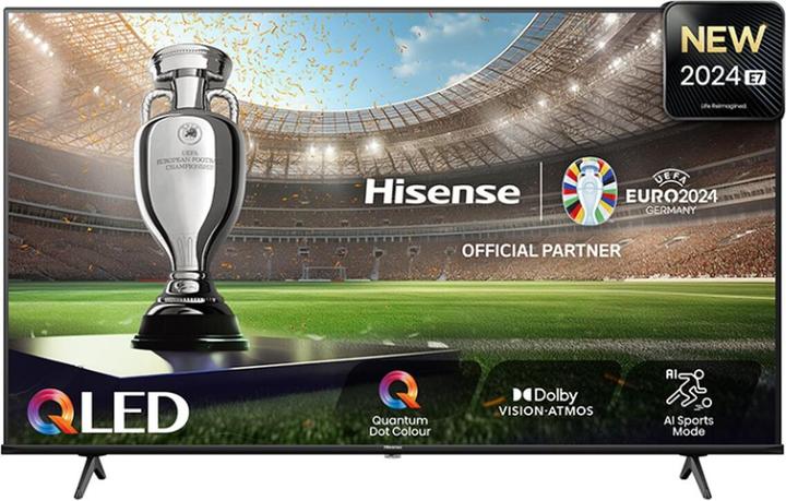 Actual product image Hisense TV 50E77NQ (50", E7NQ, QLED, 4K, 2024)