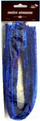 Actual product image Folia Blaue Chenillenadeln 9mmx50cm 10 Stk