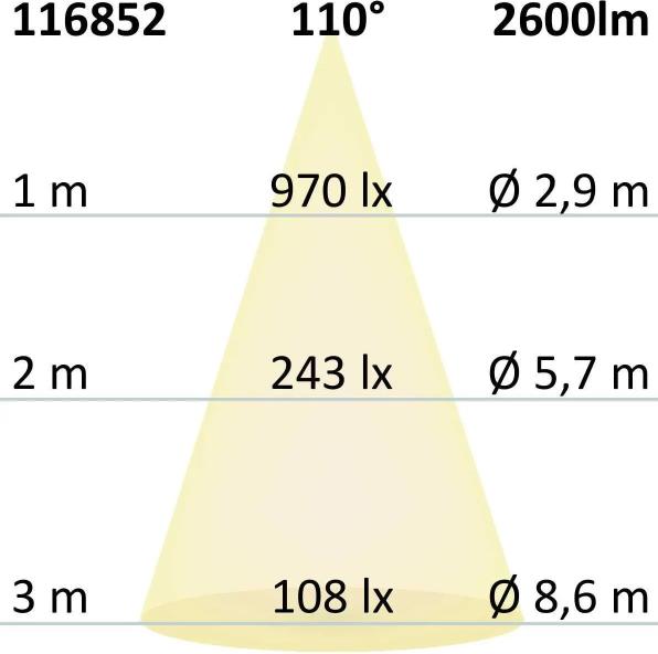 Nutritional values and ingredients Isoled LED floor lamp PFETTE oak nickel (2600 lm)