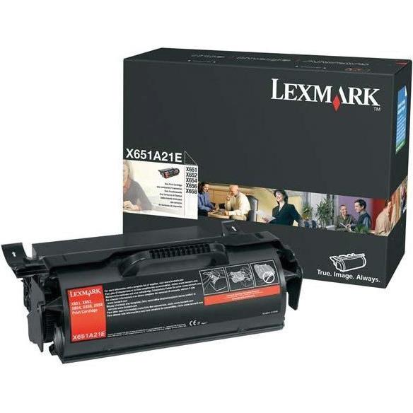 Lexmark, Toner, X651A21E (BK)