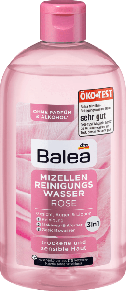 Actual product image dm Balea Micellar Cleansing Water (Micelle water, 400 ml)