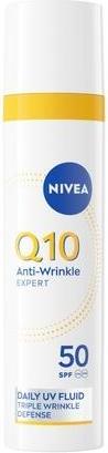 Actual product image NIVEA Q10 Anti-Wrinkle Daily Fluid Spf50 - Skin Care (Suntan cream, SPF 50)