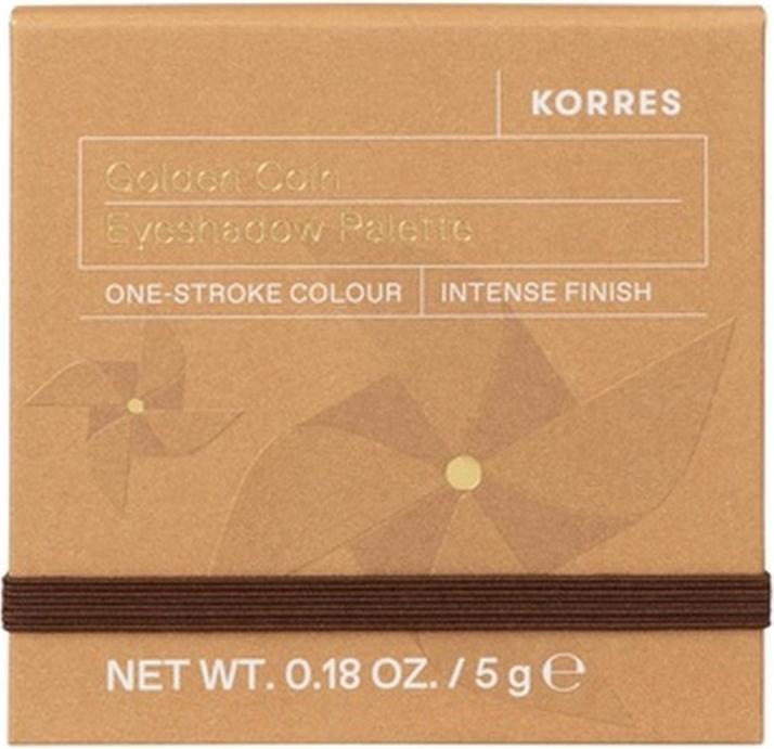 Actual product image Korres Eyeshadow Palette Golden Coin in Golden Shades (Golden Coin)