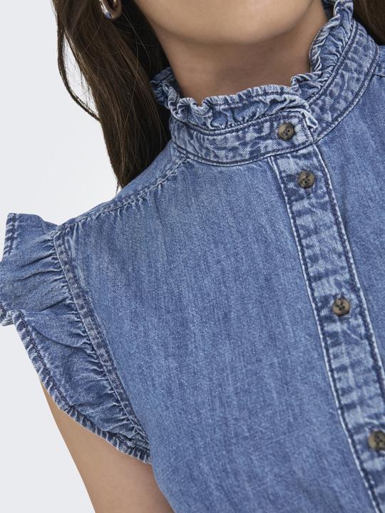 Actual product image Only Onlshania S/L Frill Dnm Dress Akm (L)